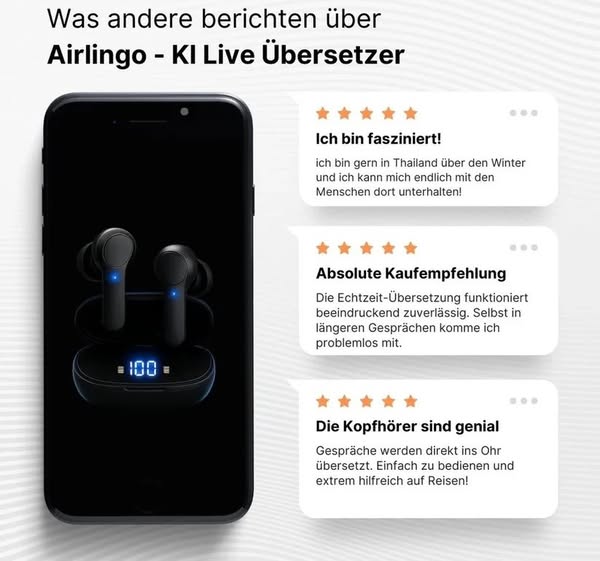 Sprich jede Sprache, als wär’s deine eigene! Kommuniziere überall natürlich & mühelos. Jetzt bestellen!