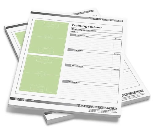 A4 Football notepad - training planner with 50 sheets