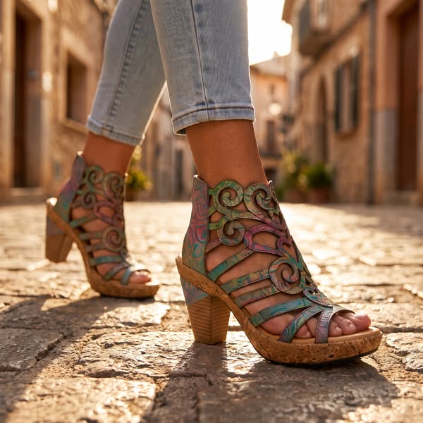 The Marisol Cage Heel