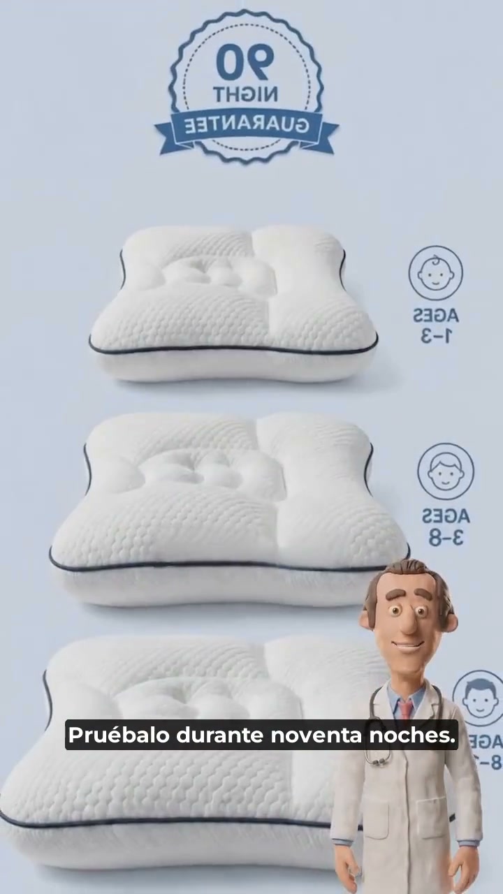 Miles de niños duermen cada noche sobre una almohada diseñada para adultos.