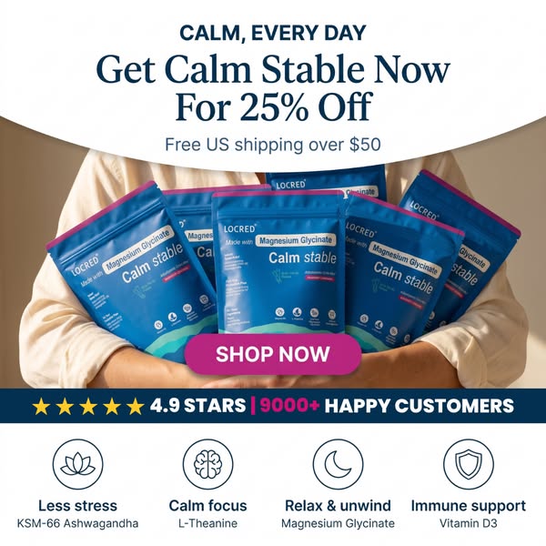 Get Calm Stable Now For 25% Off