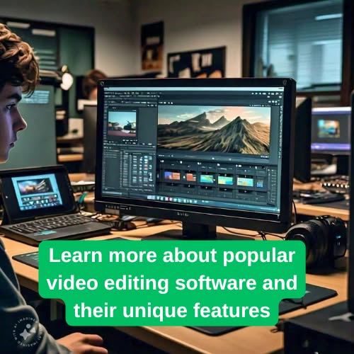 Learn more about popular video editing software and their unique features