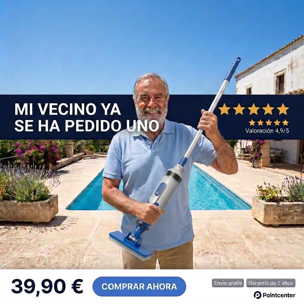 ¡Menos limpieza, más piscina!