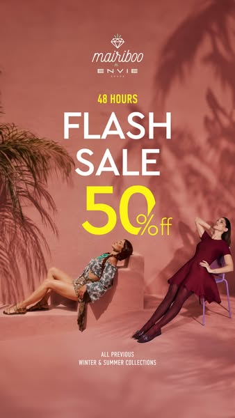 48-Hours Flash Sale 50% OFF