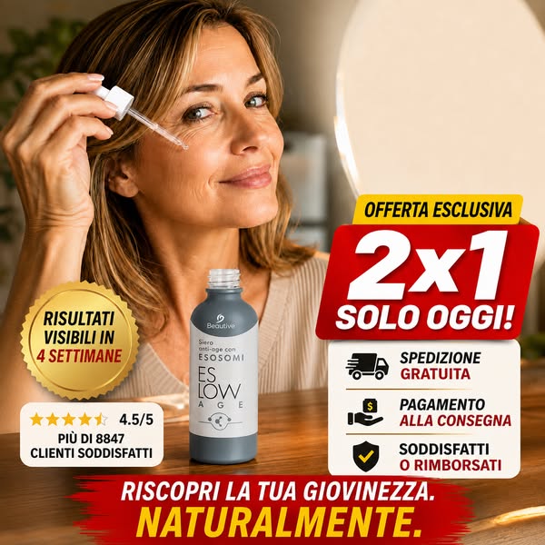 Siero agli Esosomi Vegetali: Oggi in Offerta 2x1!