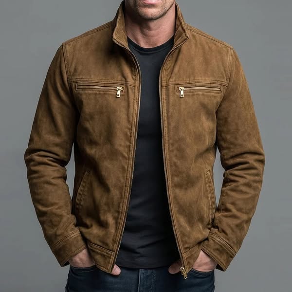 Connor - Chaqueta Atemporal de Alta Calidad con Cremallera