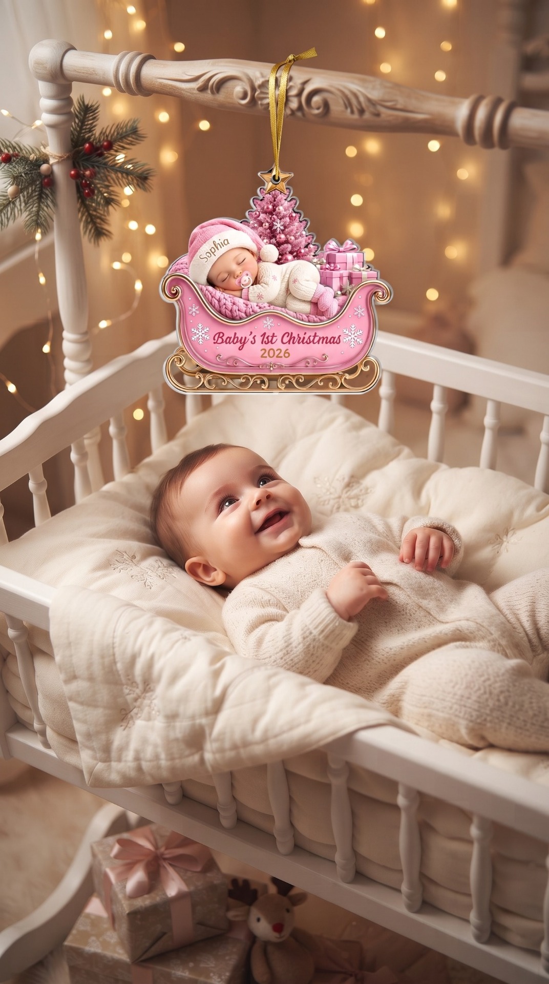 Personalized Baby’s First Christmas Ornament