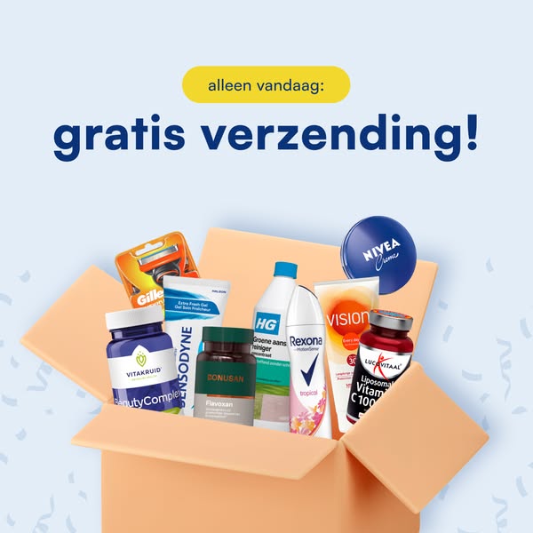 GRATIS verzending: Alleen vandaag!