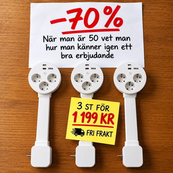 KÖP 3 FÖR 1199 kr + fri frakt