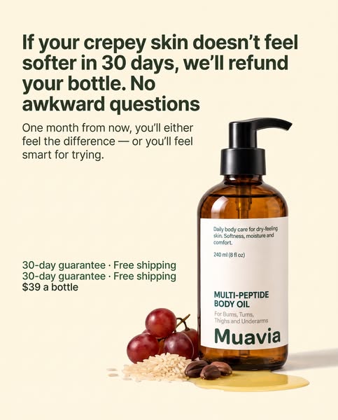 Body Oil Made for Skin After Menopause