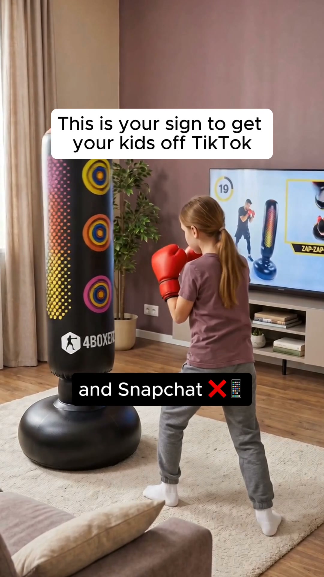Less screen time. More punch time.
