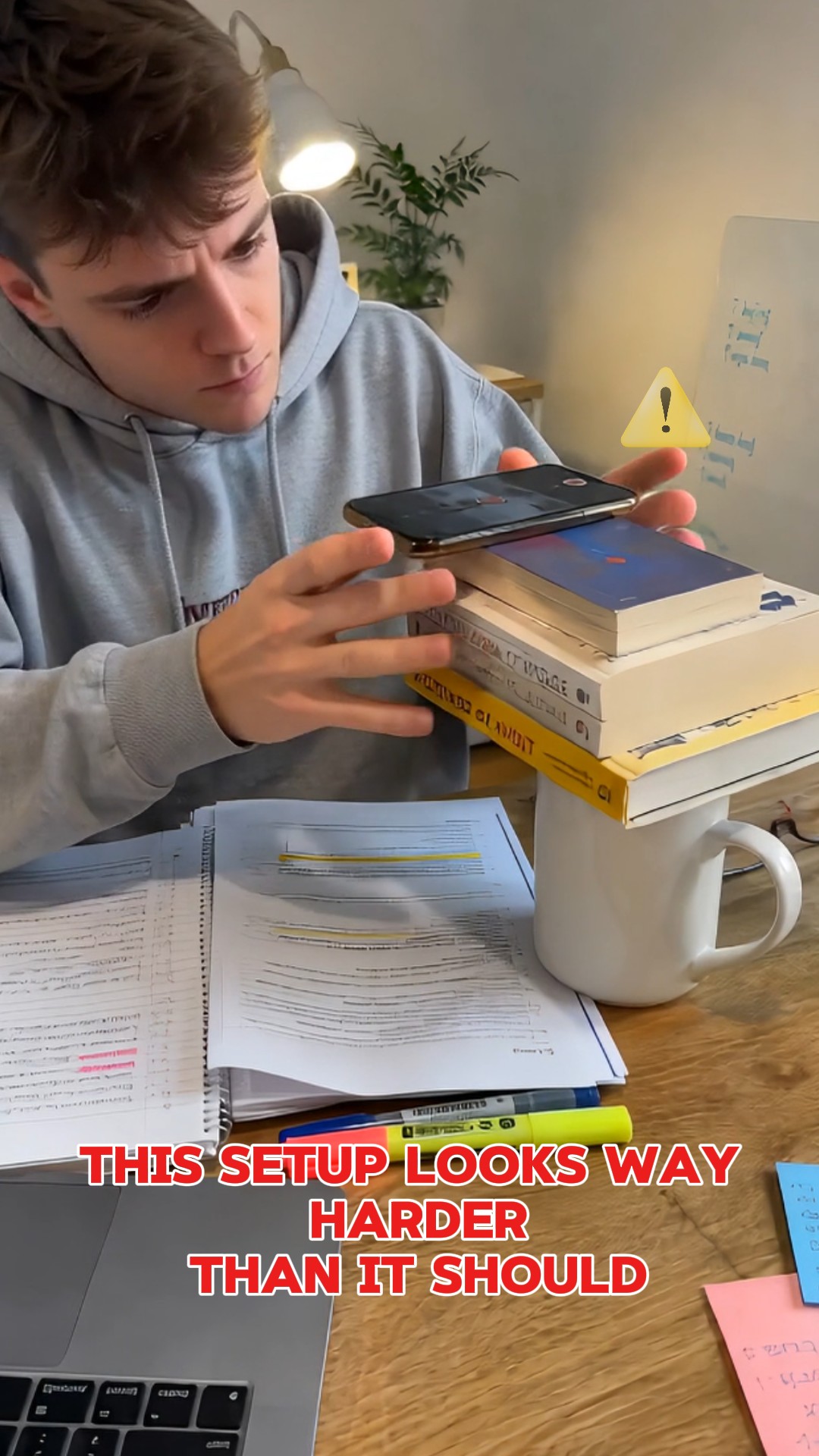 Overhead Phone Camera Stand