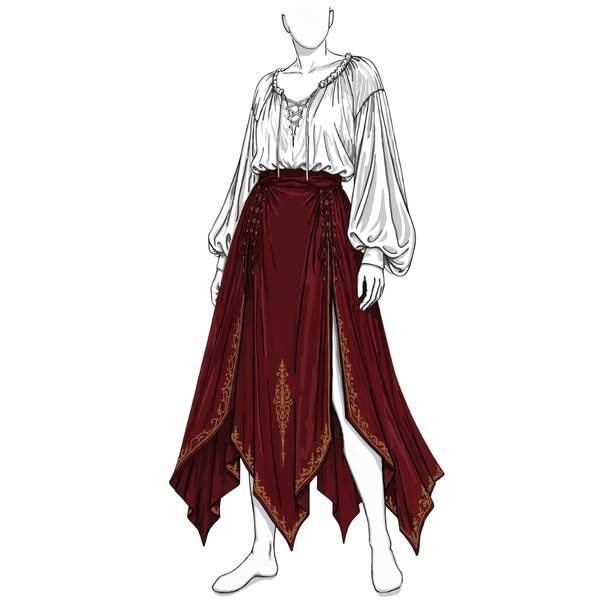 Rowan Handkerchief Skirt