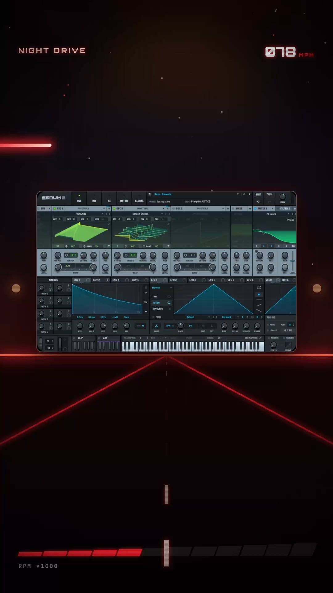 Neon Leads. Outrun Basses. Serum 2.