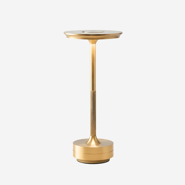 Flowerbud portabel bordslampa, Greige 30 cm - Trådlös & uppladdningsbar