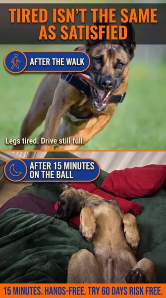 Tired isn't the same as satisfied.