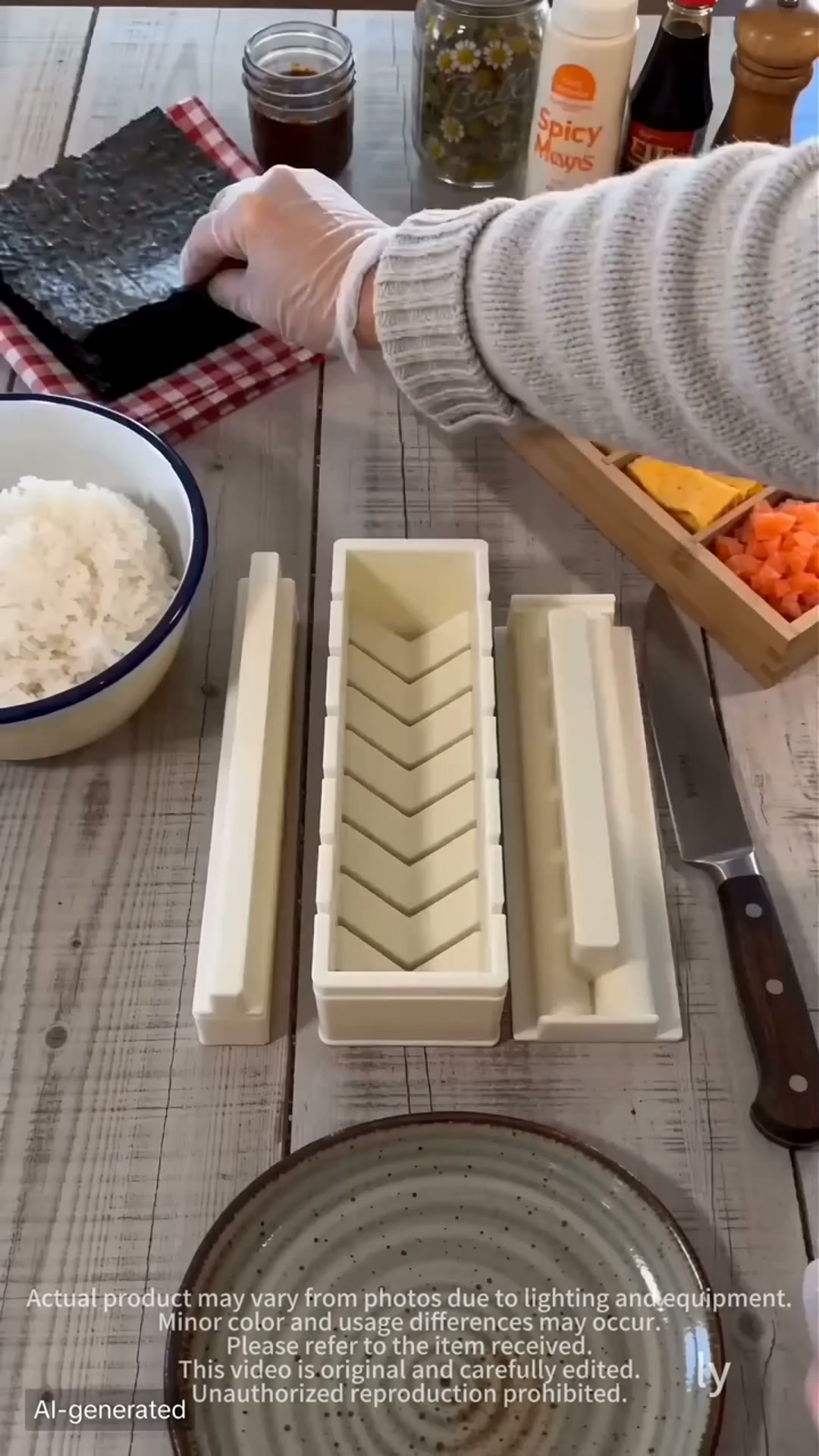 Homemade sushi looking like a MESS?? Roll it PERFECTLY every time!