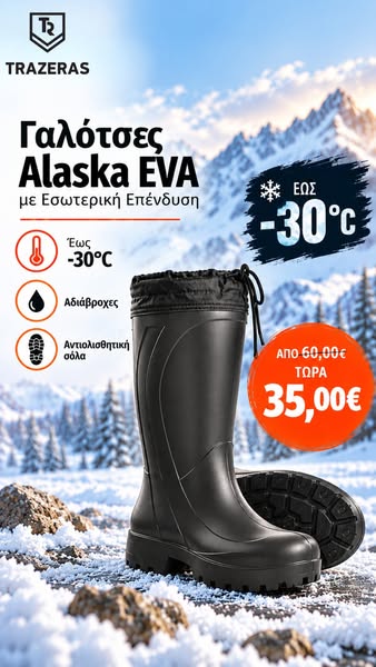 ΑΠΟ 68€ ΜΟΝΟ 35€ | Alaska EVA -30°C