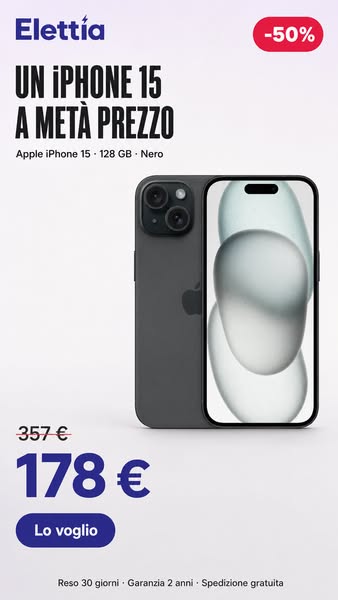 iPhone 15 a 178 €