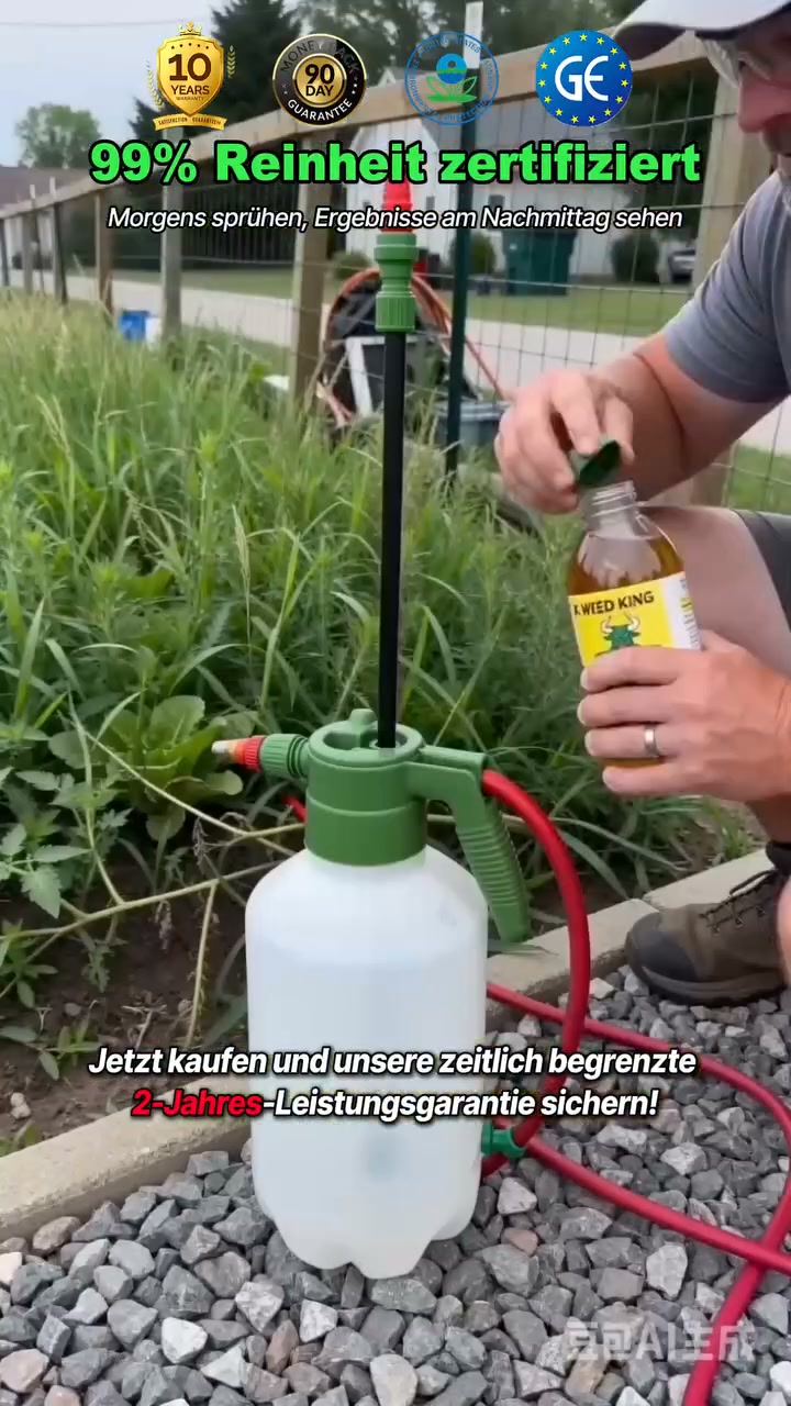Schnell wirkendes Unkraut- und Bambus-Entfernungsspray, eine Anwendung, 5 Jahre unkrautfrei!