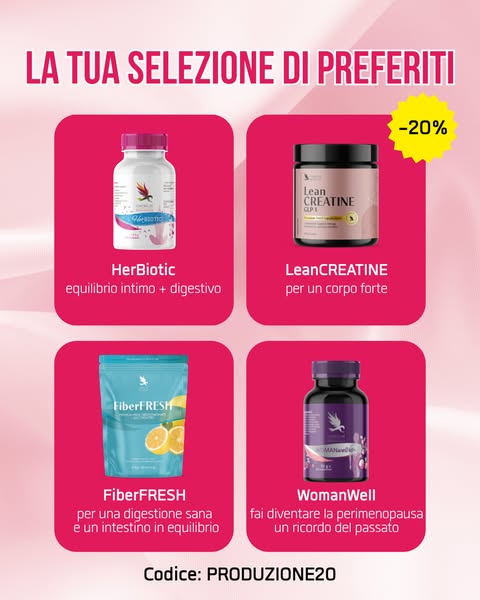 I tuoi preferiti ora con il 20% di sconto + spedizione gratuita