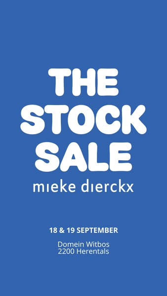 Mieke Dierckx Stock Sale