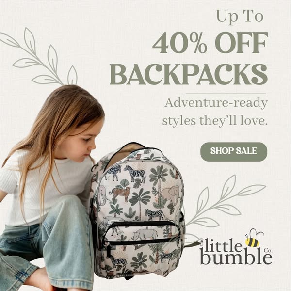 Up to 40% Off Backpacks