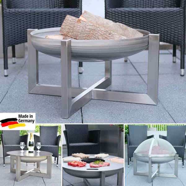 Designer roestvrij stalen vuurschaal | Steel Art