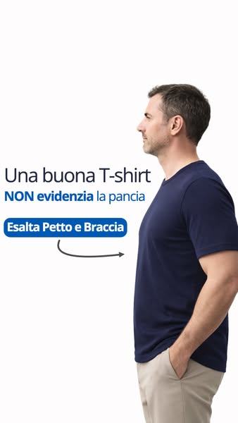 Valorizza il petto. Non la pancia.