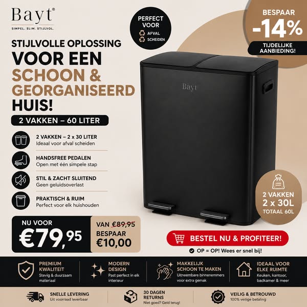 Bespaar €15 en bestel vandaag nog