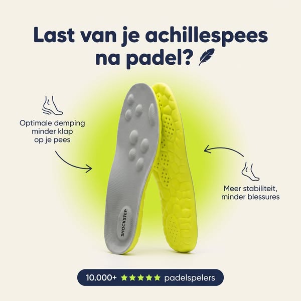 Last van je achillespees na padel?