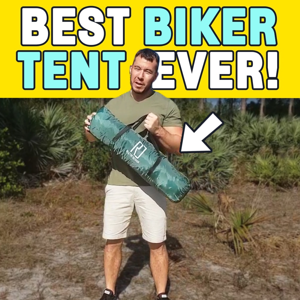 Amazing Motocamping Fast Setup Tent!