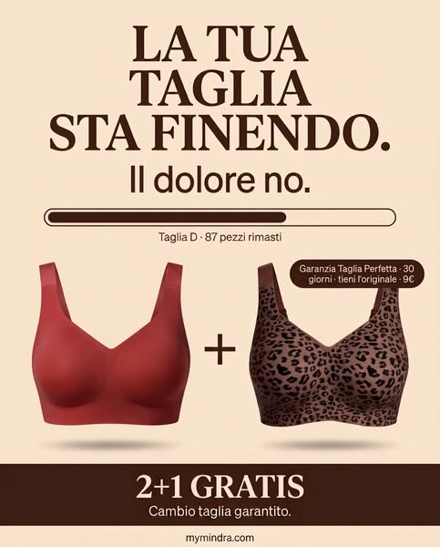 Il reggiseno che dura tutto il giorno