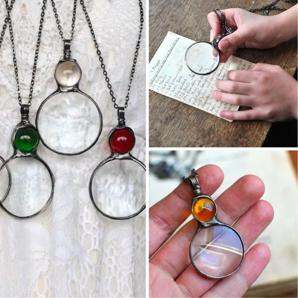 Magnifying glass necklace - Buy 2 Get 1 Free