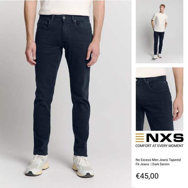Tapered fit jeans | Dark Denim
