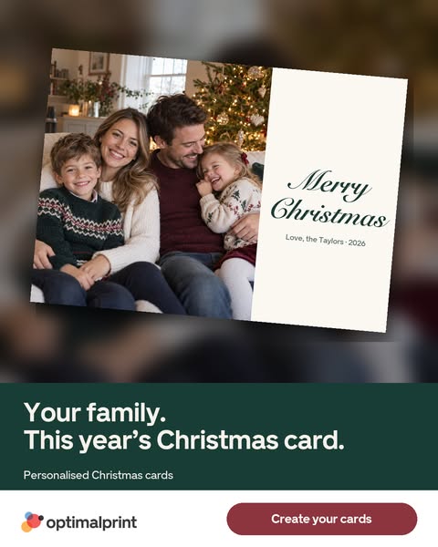 Your family. This year's Christmas card.