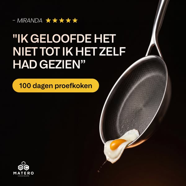 100% PFAS-vrije pannen