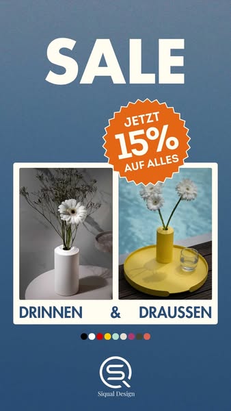 Möbel für drinnen & draußen