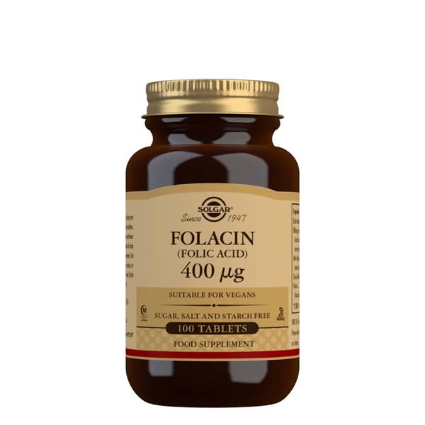 Solgar Folacin Ácido Fólico 400 µg 100 comprimidos - €5.63