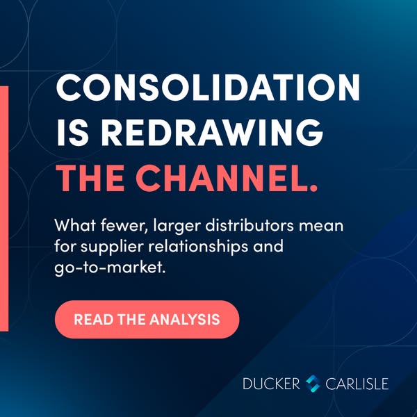 Consolidation is redrawing the channel.