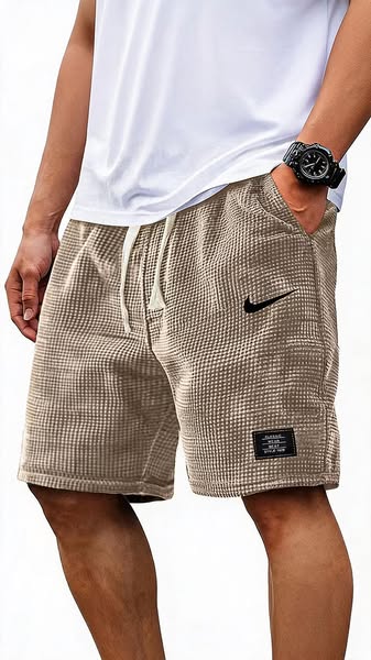2026 Summer New Men’s Cool Breathable Waffle-Knit Shorts