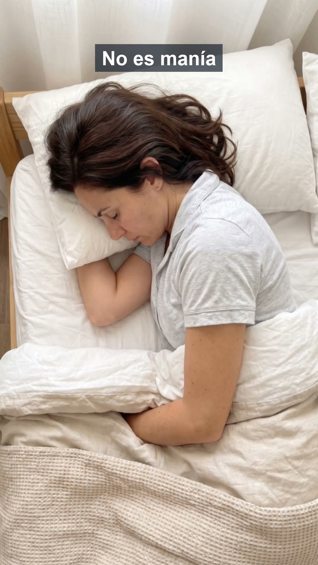 No es manía: es que te falta almohada