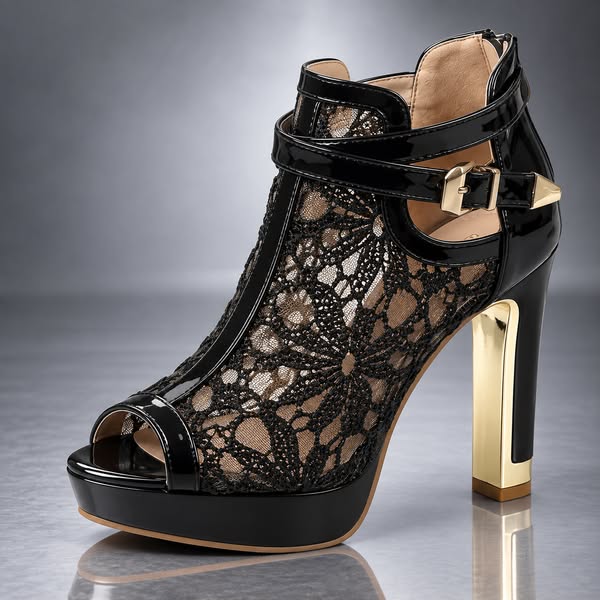 Vivarose Lace Heel