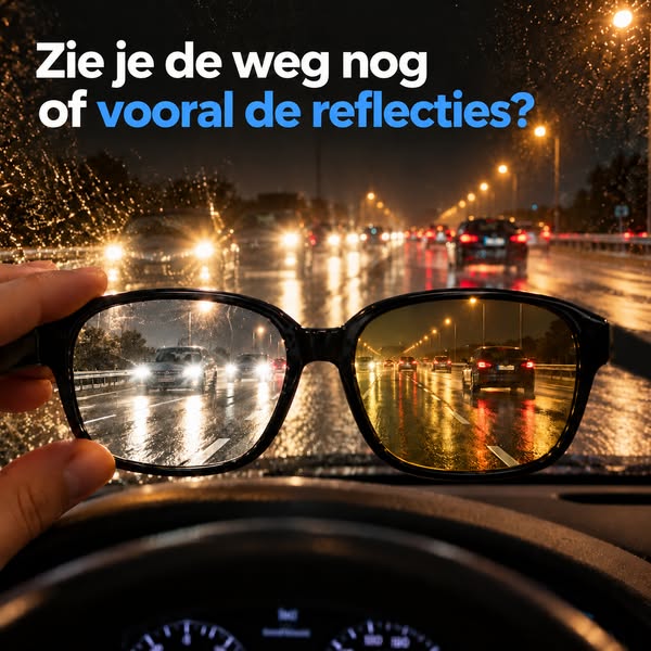 Geen last meer van felle autolampen.