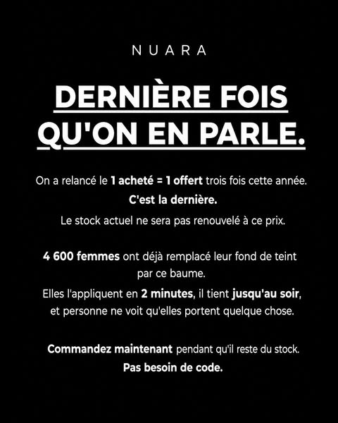 L'offre 1+1 ne sera pas relancée