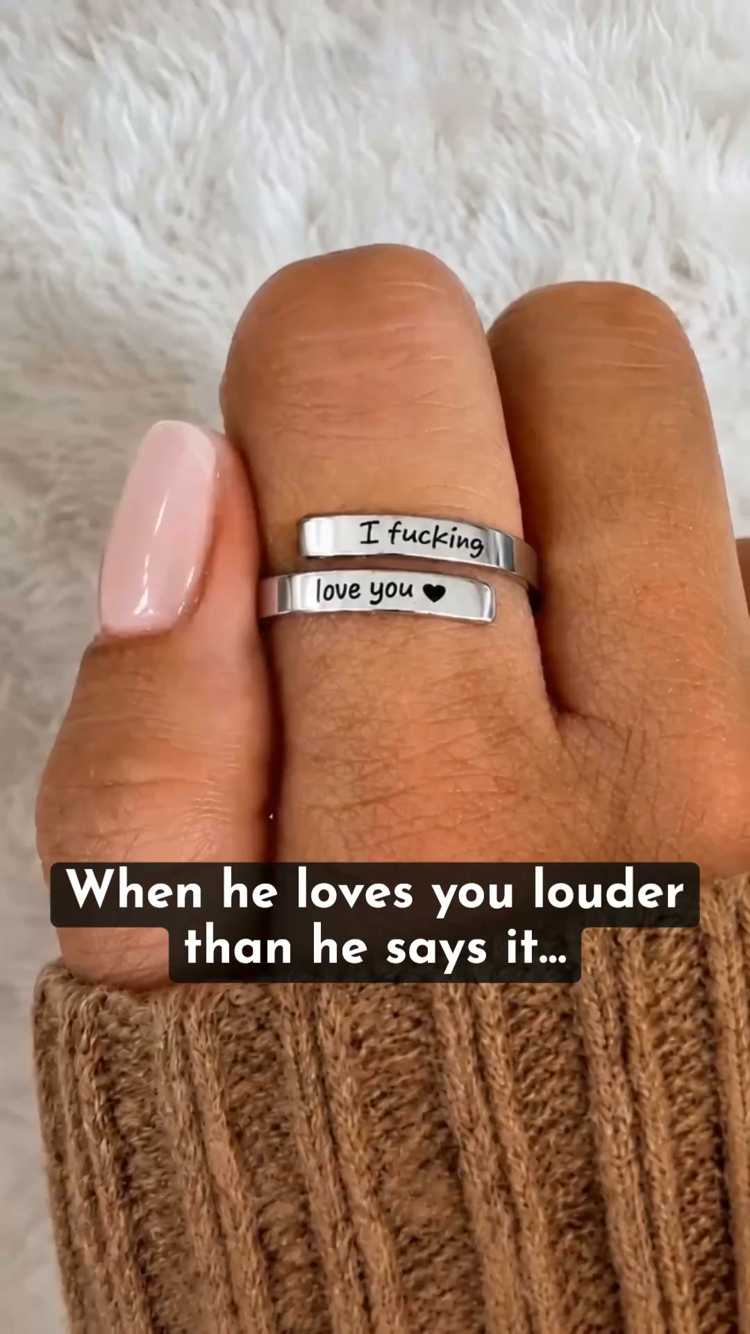 I Fcking Love You Ring