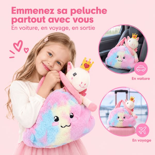 Son sac nuage la suit partout