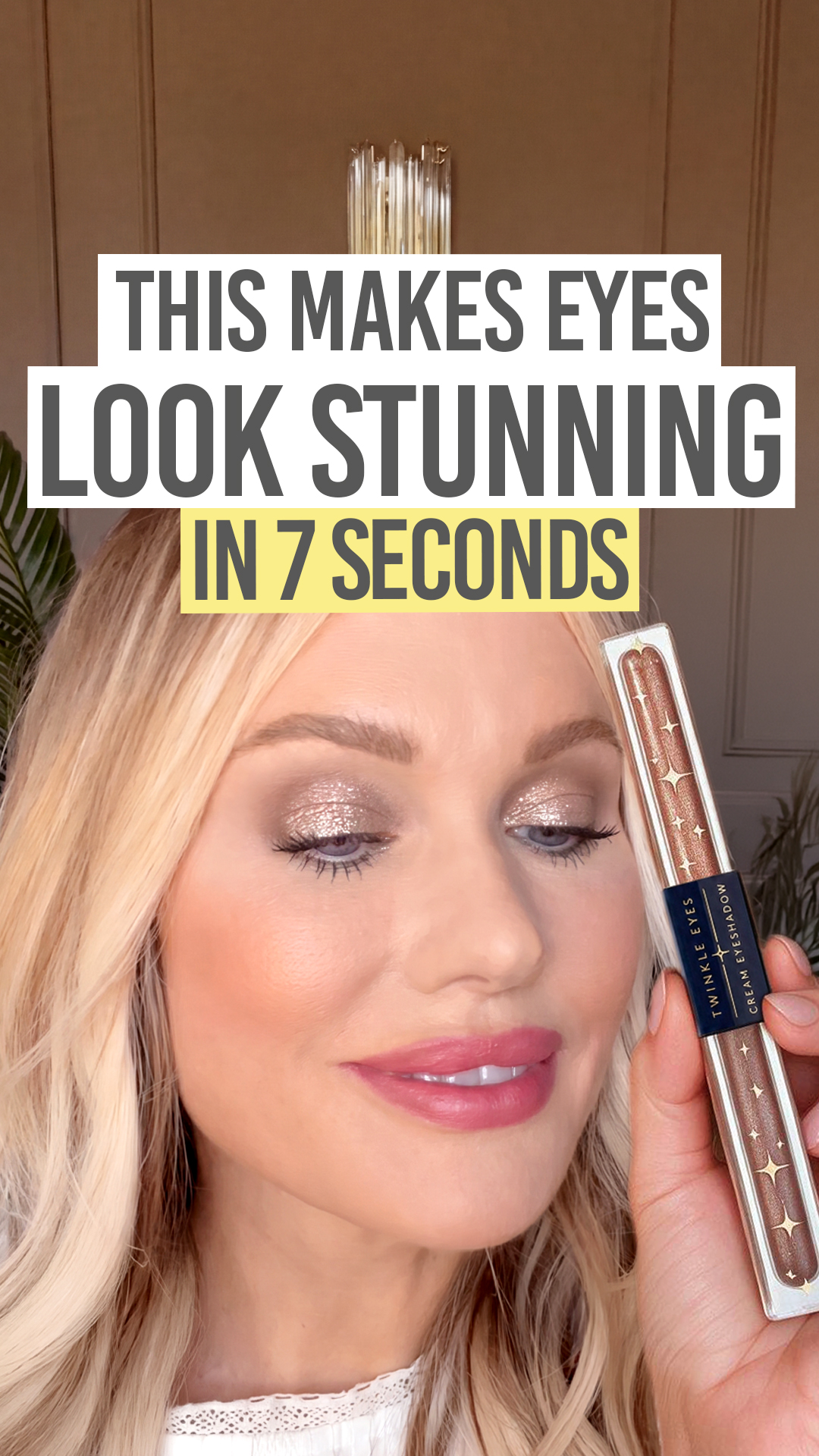 GLITTER EYESHADOW FOR OVER 40s
