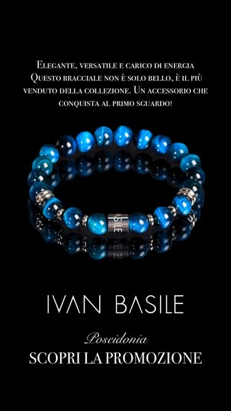 Bracciale in pietra by Ivan Basile - Modello POSEIDONIA
