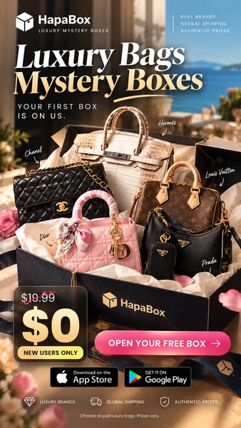 Your First Luxury Mystery Box Is FREE!